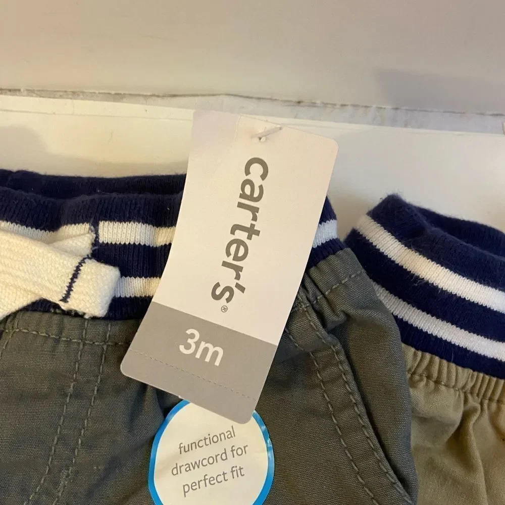 3pair carters pants‎ size 3m new lot